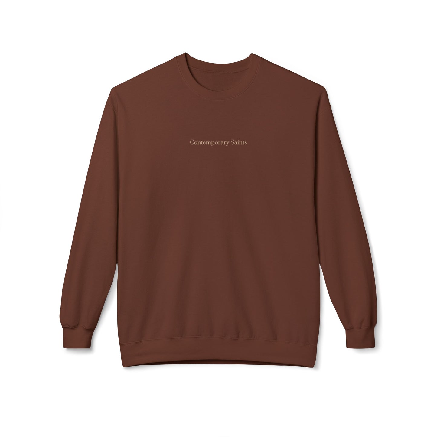 Minimalist Contemporary Saints Logo Sweatshirt