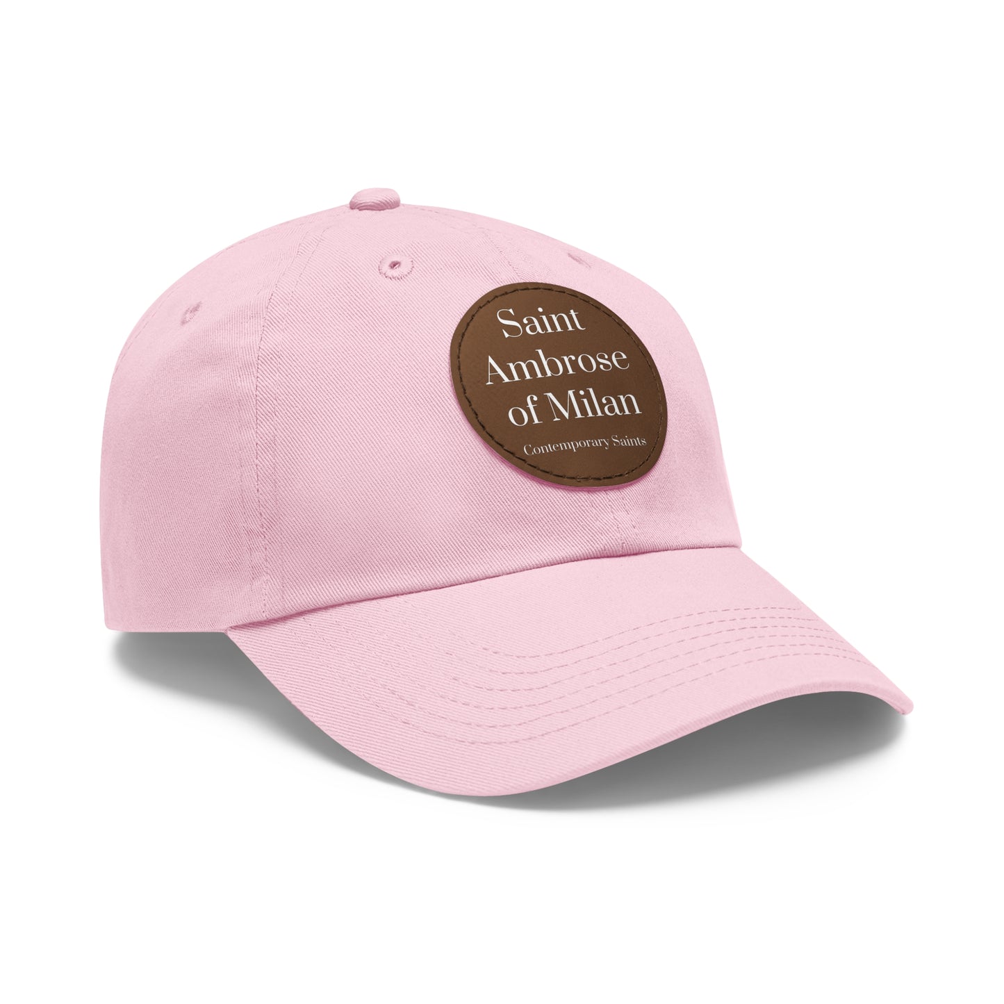 Saint Ambrose Leather Patch Hat