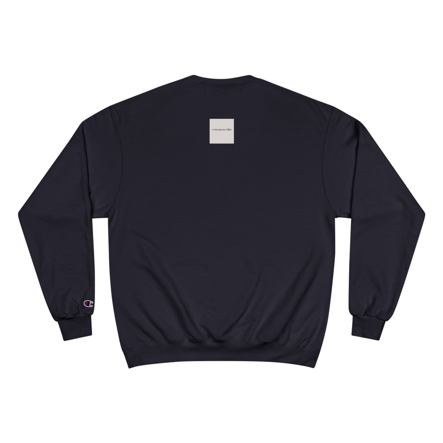 Champion Sweatshirt with Contemporary Saints Logo