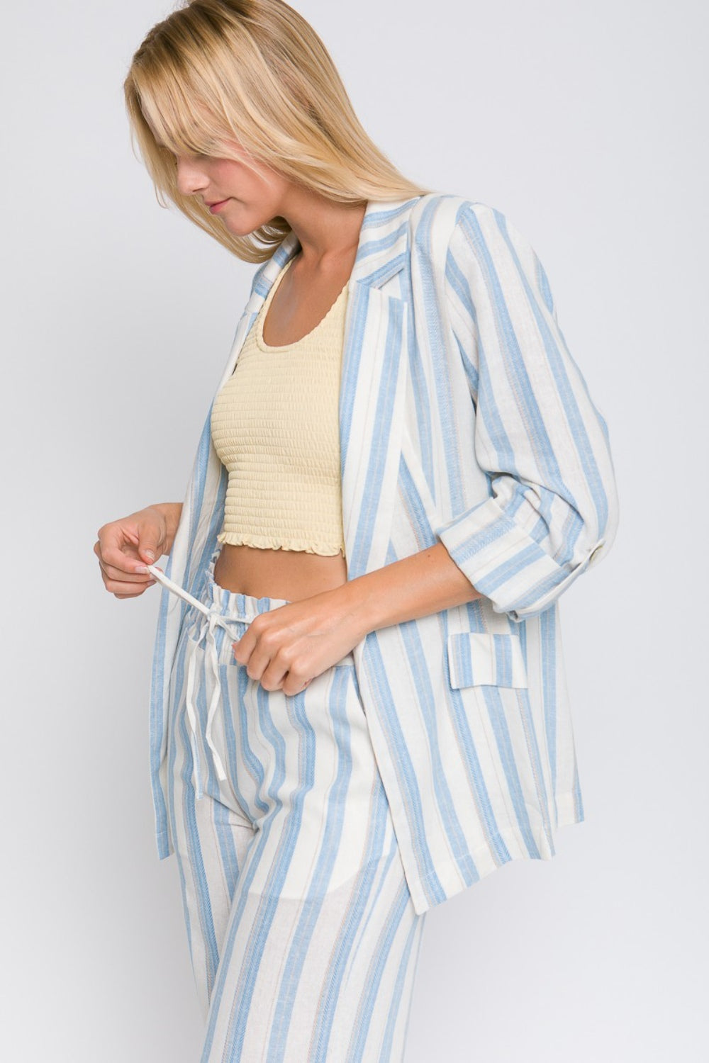 Striped Blazer