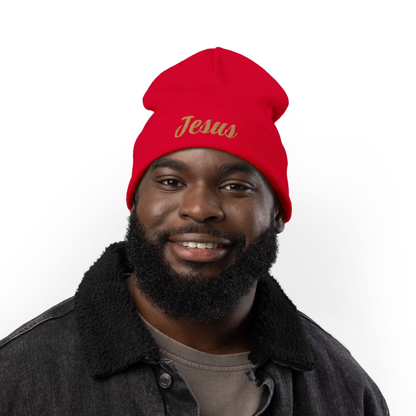 Jesus Embroidered Beanie