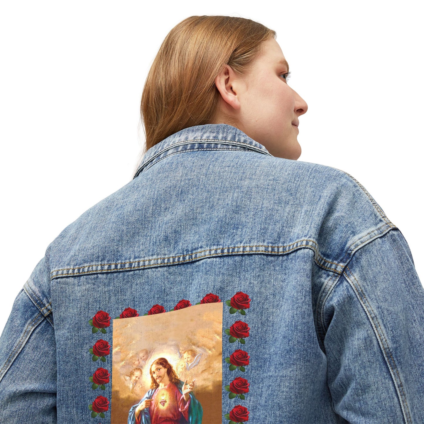 Sacred Heart Denim Jacket