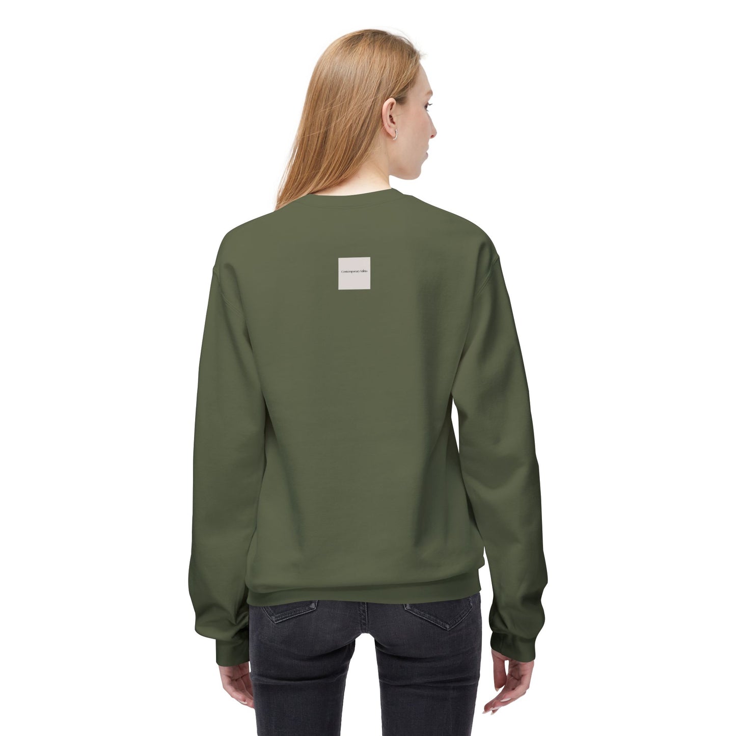 Minimalist Contemporary Saints Logo Sweatshirt