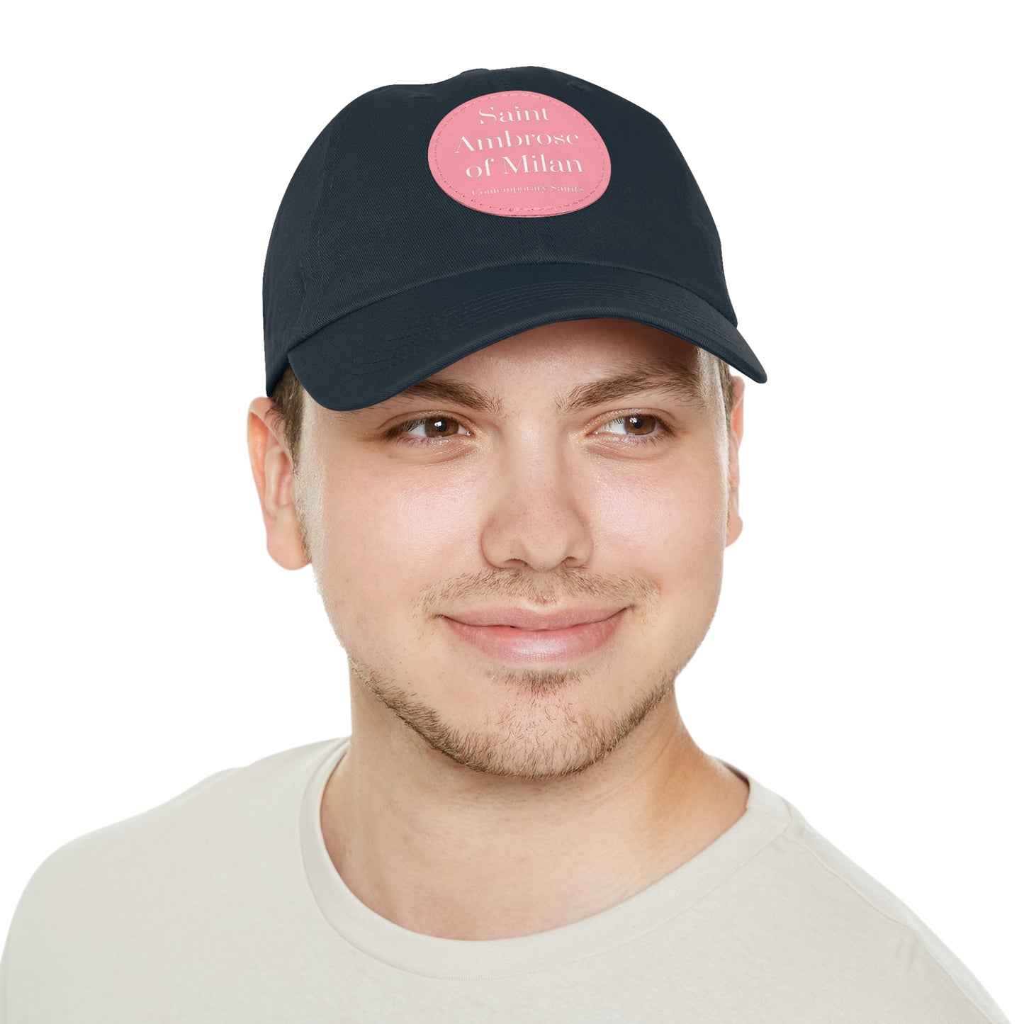 Saint Ambrose Leather Patch Hat