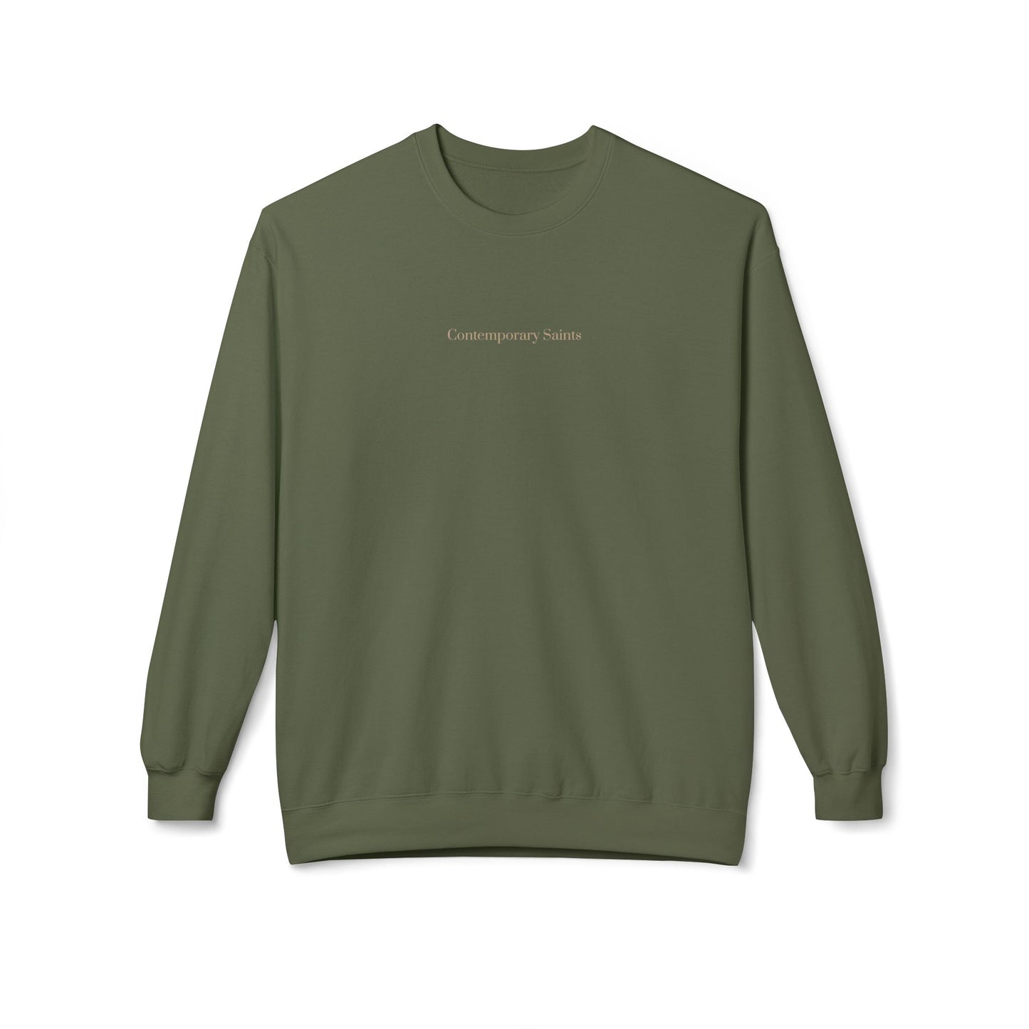 Minimalist Contemporary Saints Logo Sweatshirt