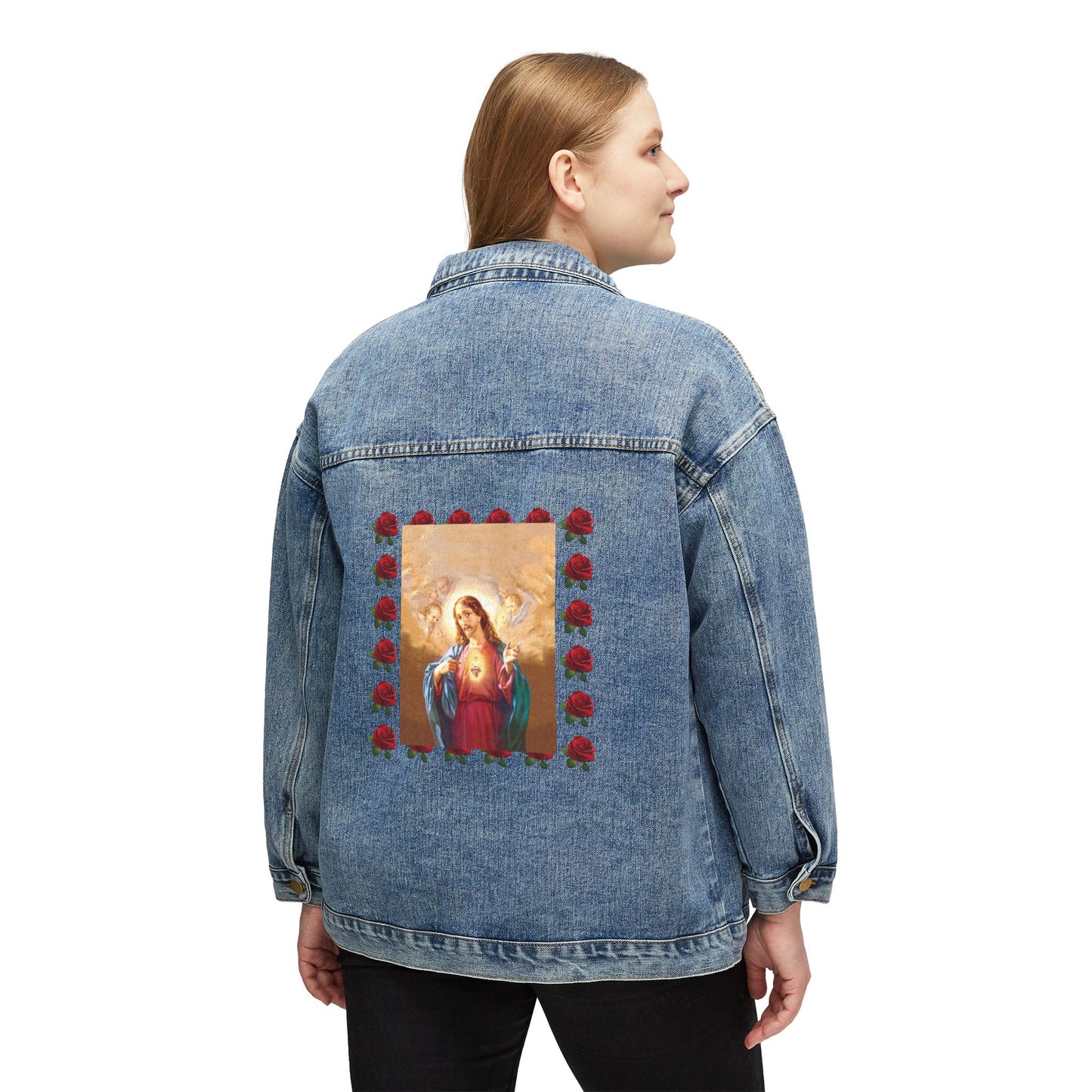 Sacred Heart Denim Jacket