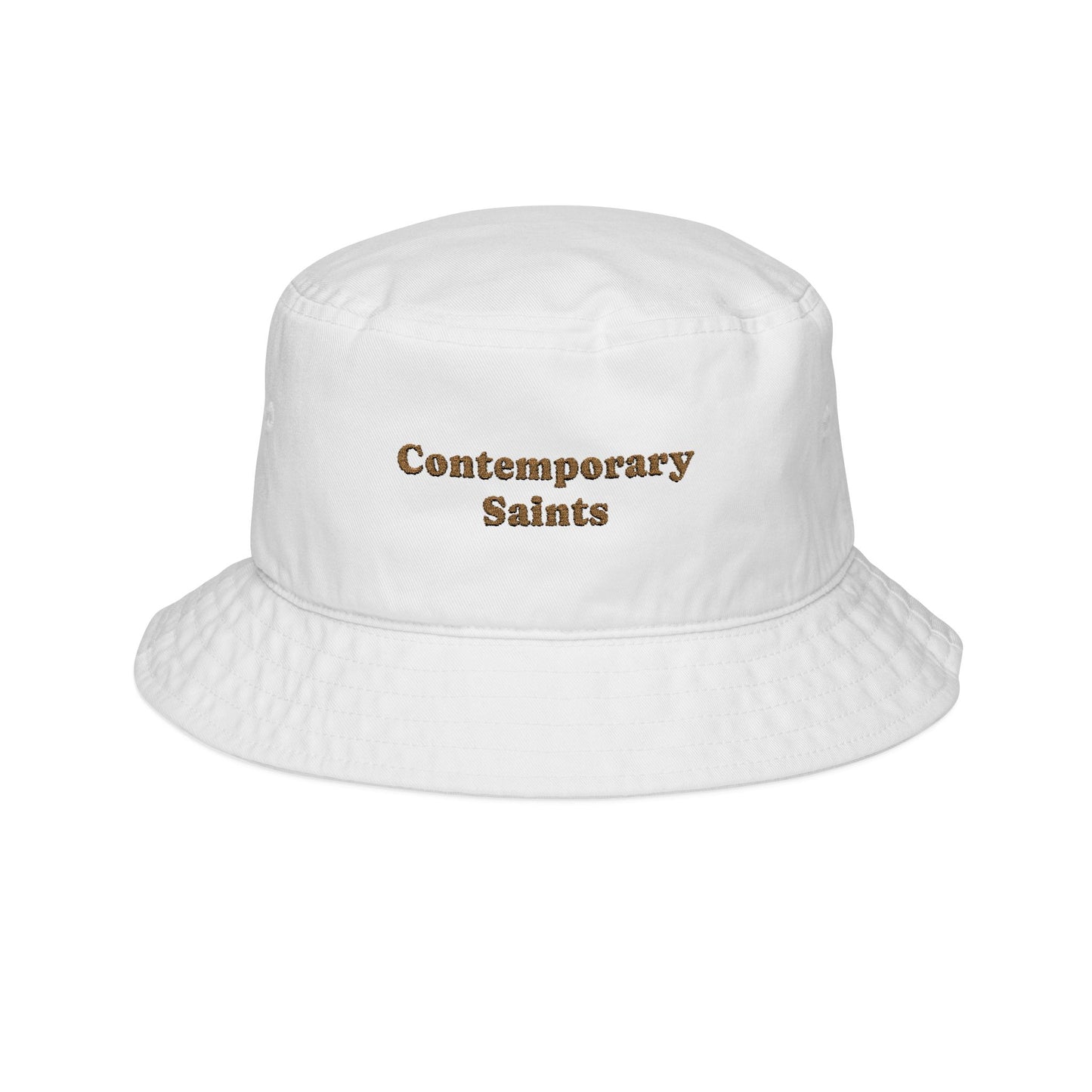 Contemporary Saints Bucket Hat Embroidery