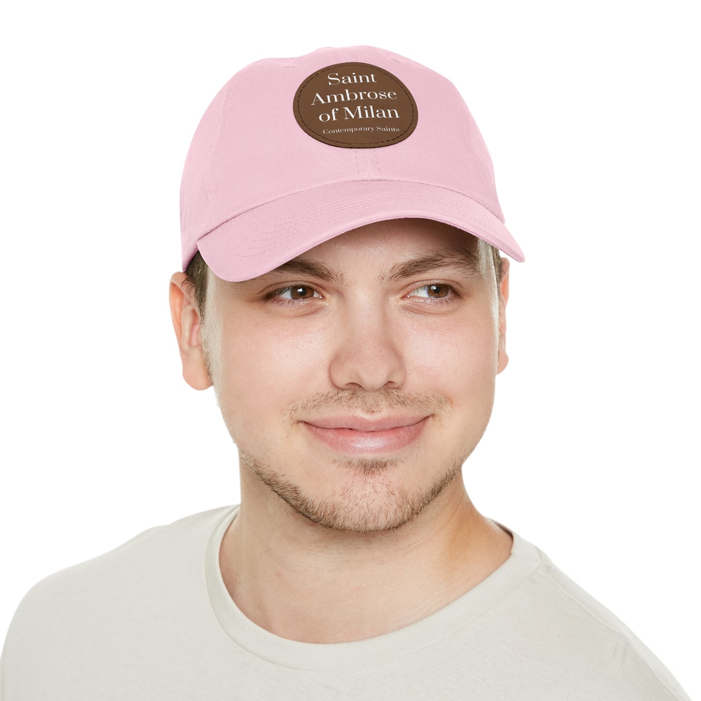 Saint Ambrose Leather Patch Hat