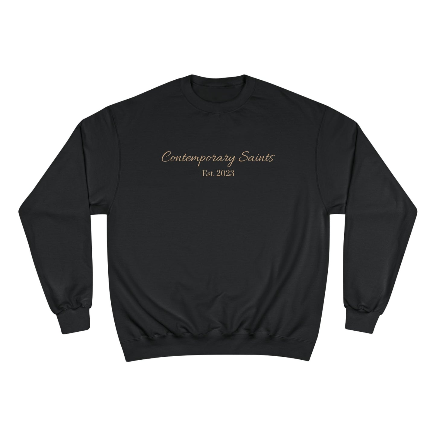 Champion Sweatshirt with Contemporary Saints Logo