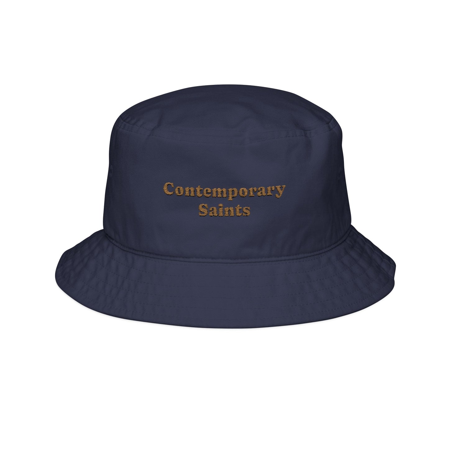 Contemporary Saints Bucket Hat Embroidery