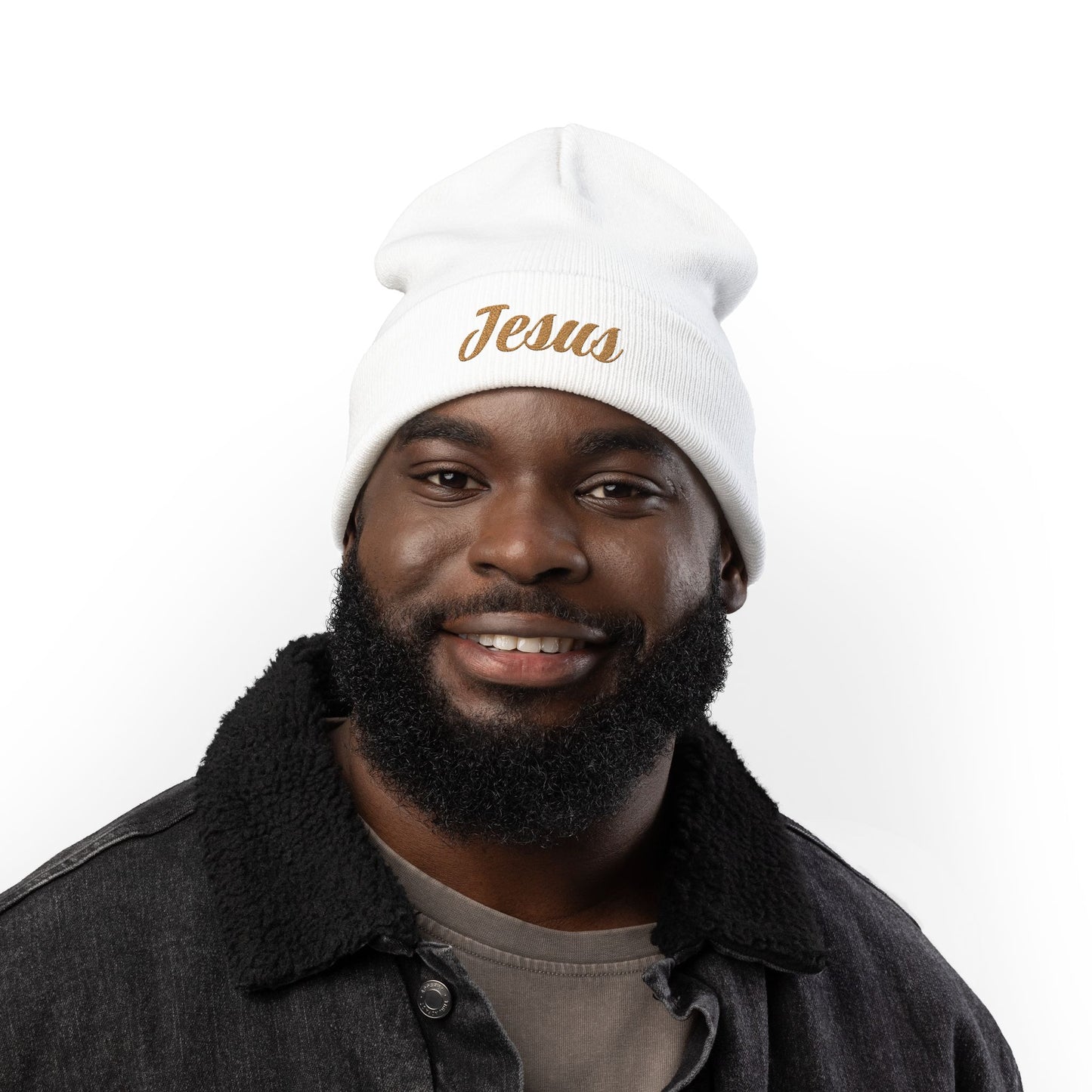 Jesus Embroidered Beanie
