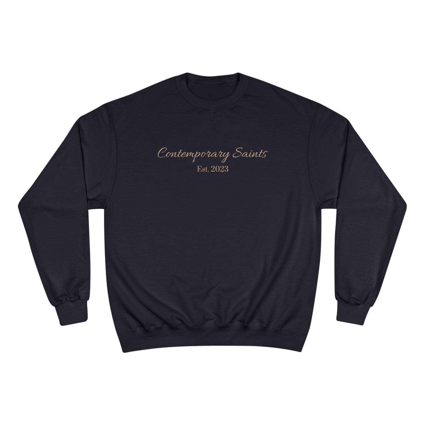 Champion Sweatshirt with Contemporary Saints Logo