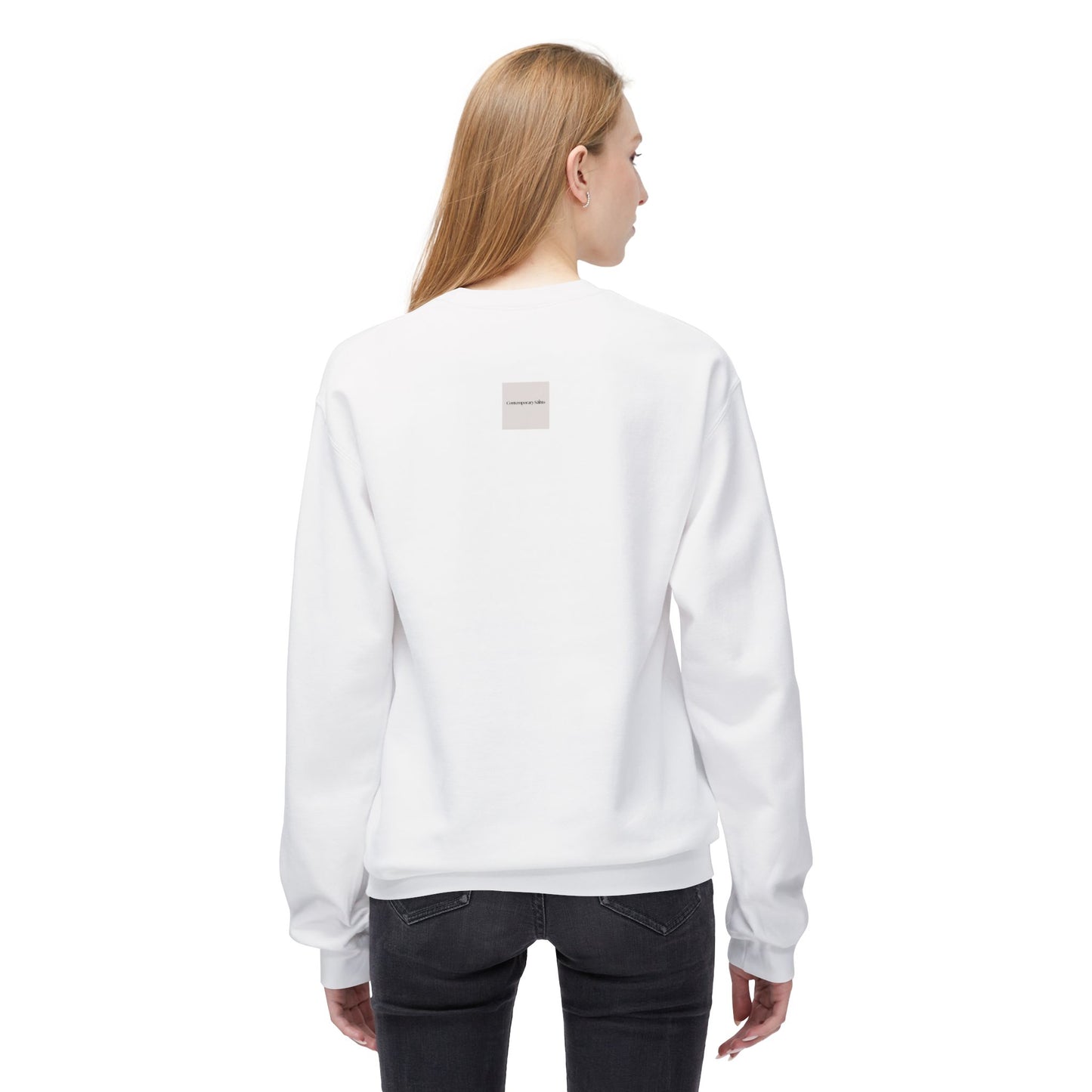 Minimalist Contemporary Saints Logo Sweatshirt