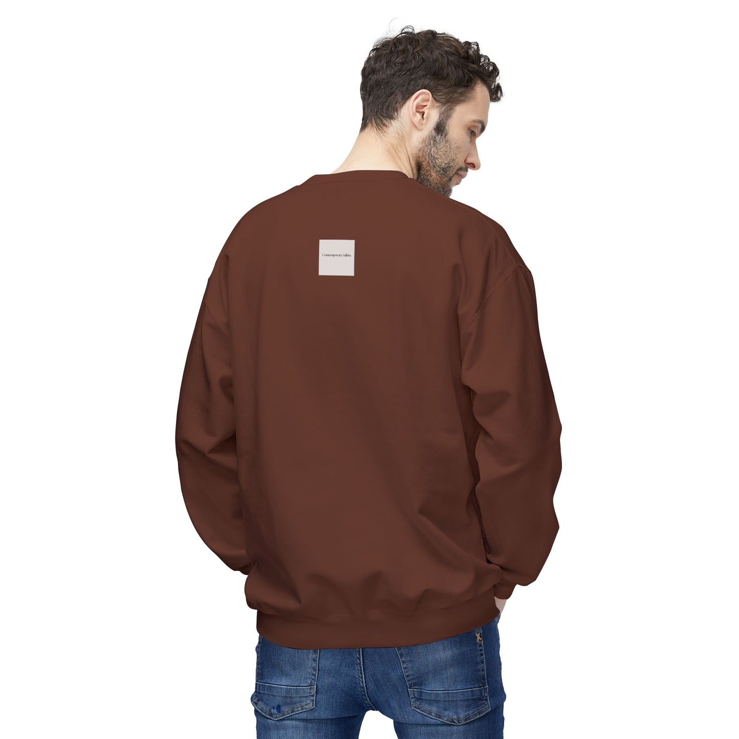Minimalist Contemporary Saints Logo Sweatshirt