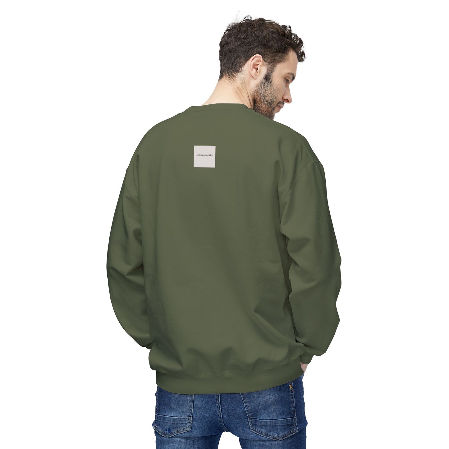 Minimalist Contemporary Saints Logo Sweatshirt