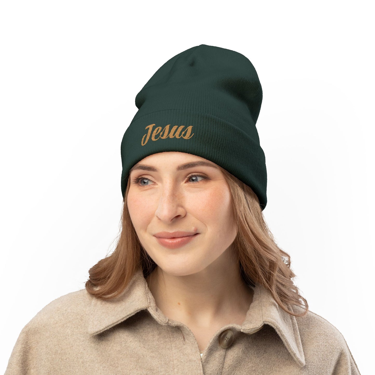 Jesus Embroidered Beanie