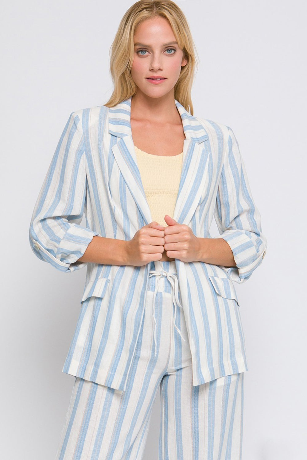 Striped Blazer