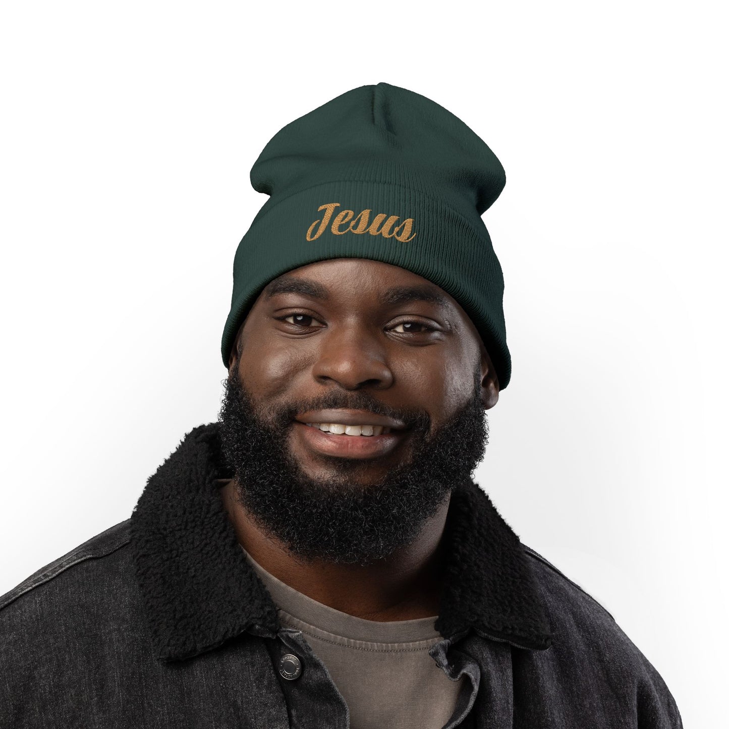 Jesus Embroidered Beanie