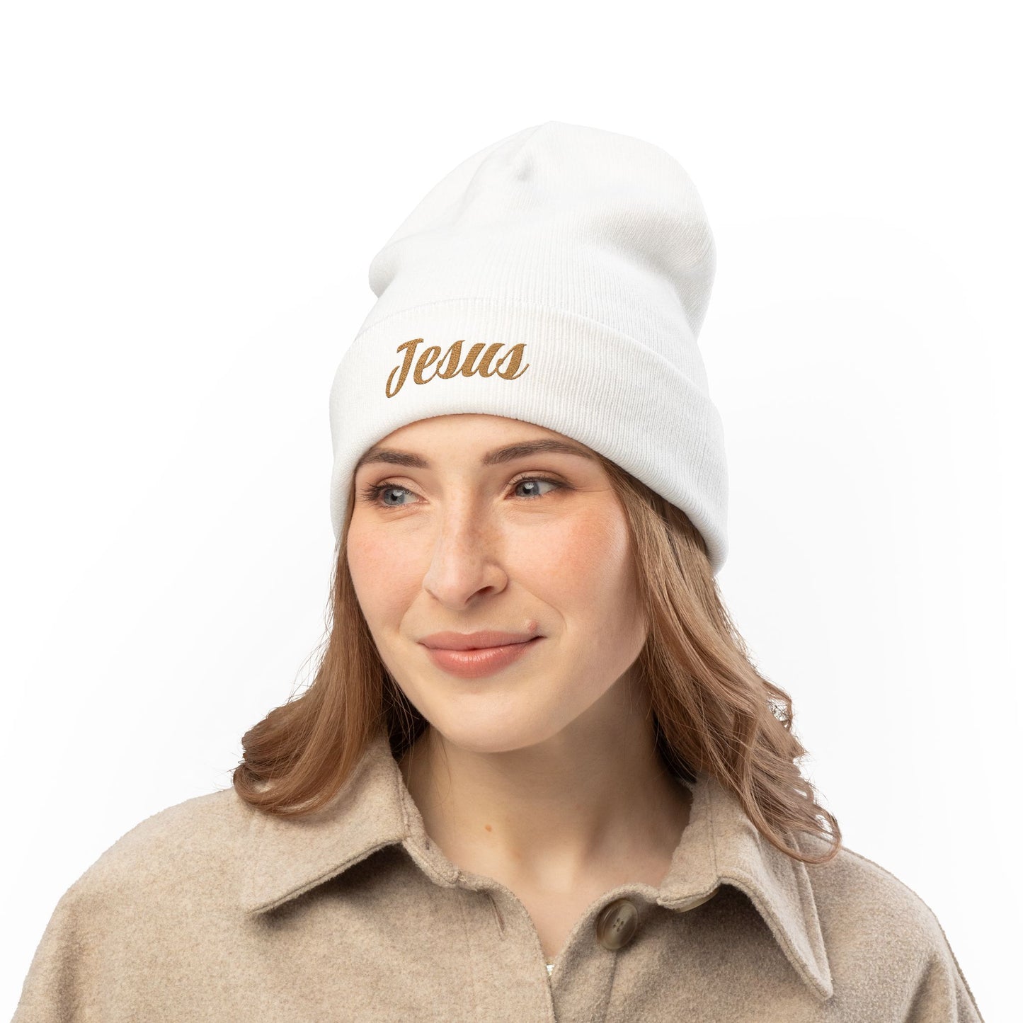 Jesus Embroidered Beanie