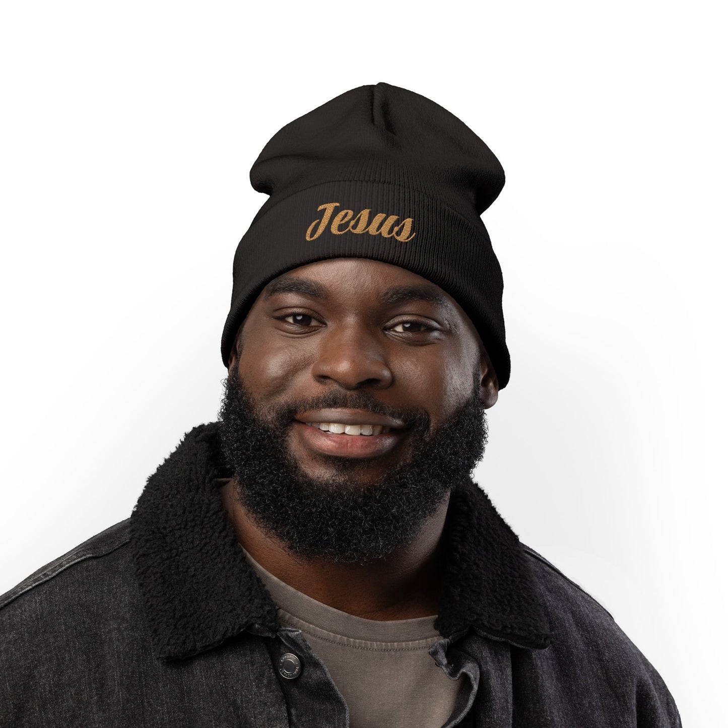 Jesus Embroidered Beanie
