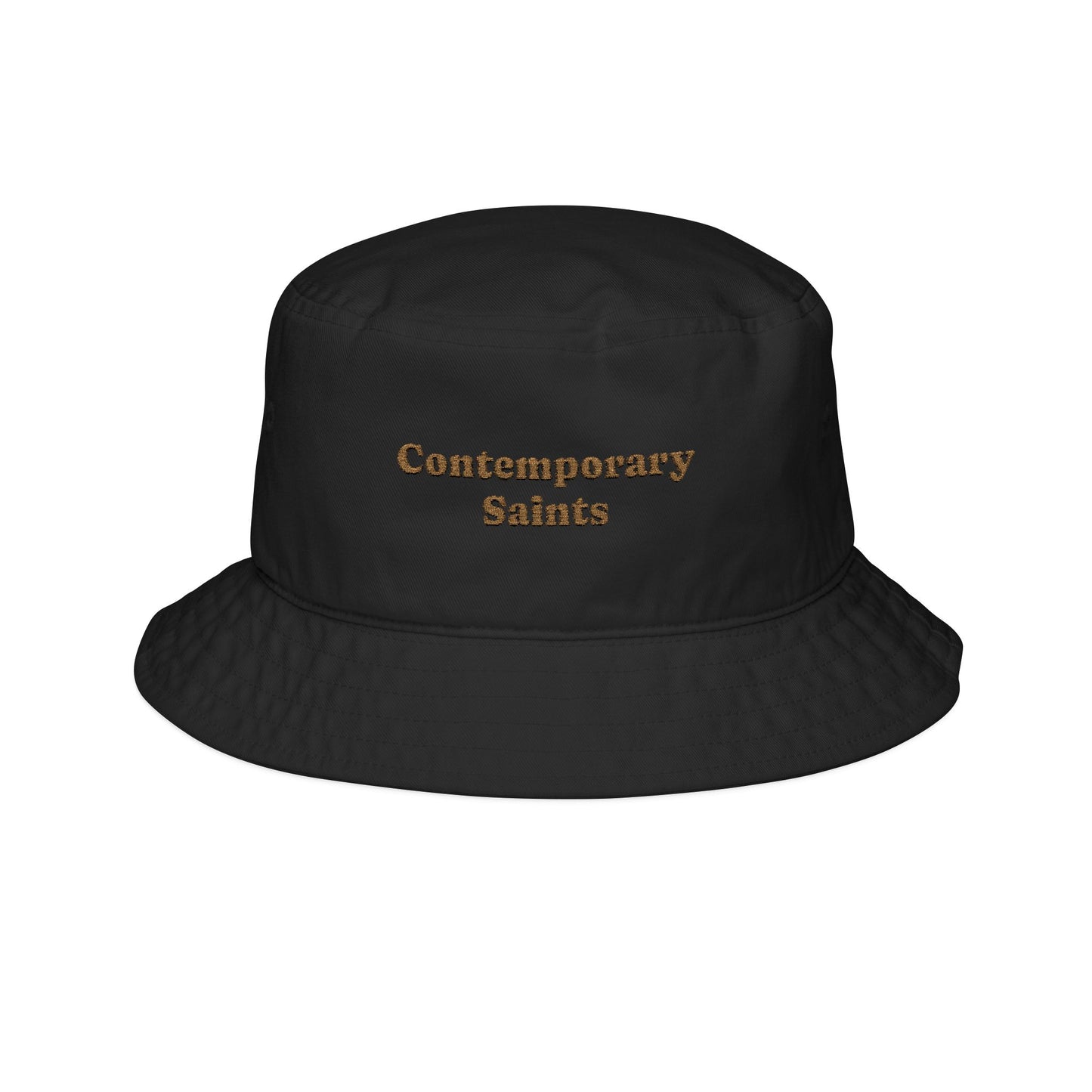 Contemporary Saints Bucket Hat Embroidery