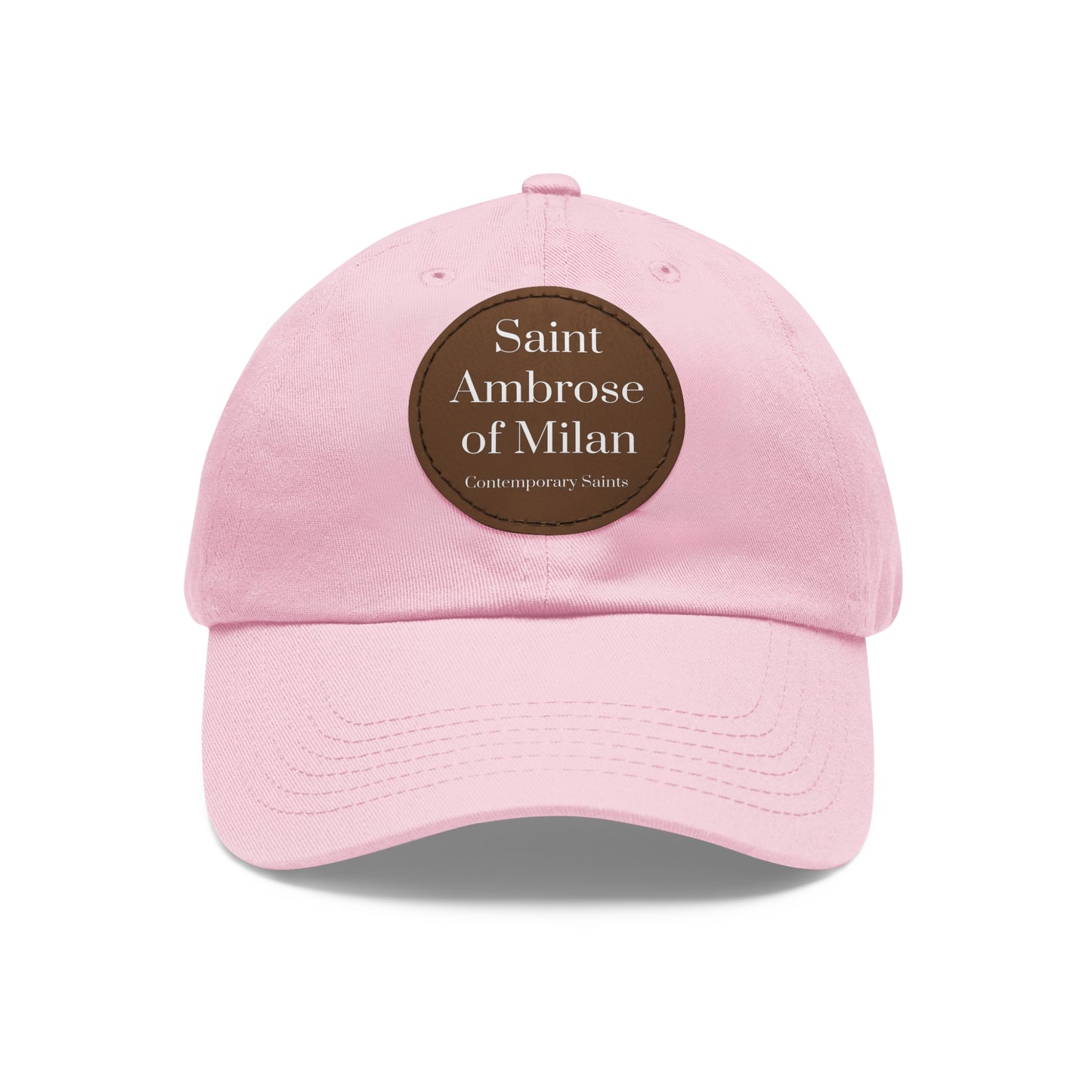 Saint Ambrose Leather Patch Hat