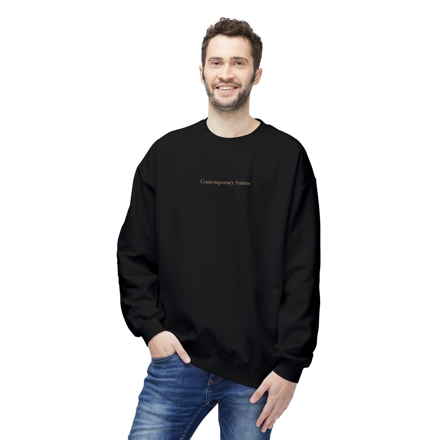 Minimalist Contemporary Saints Logo Sweatshirt
