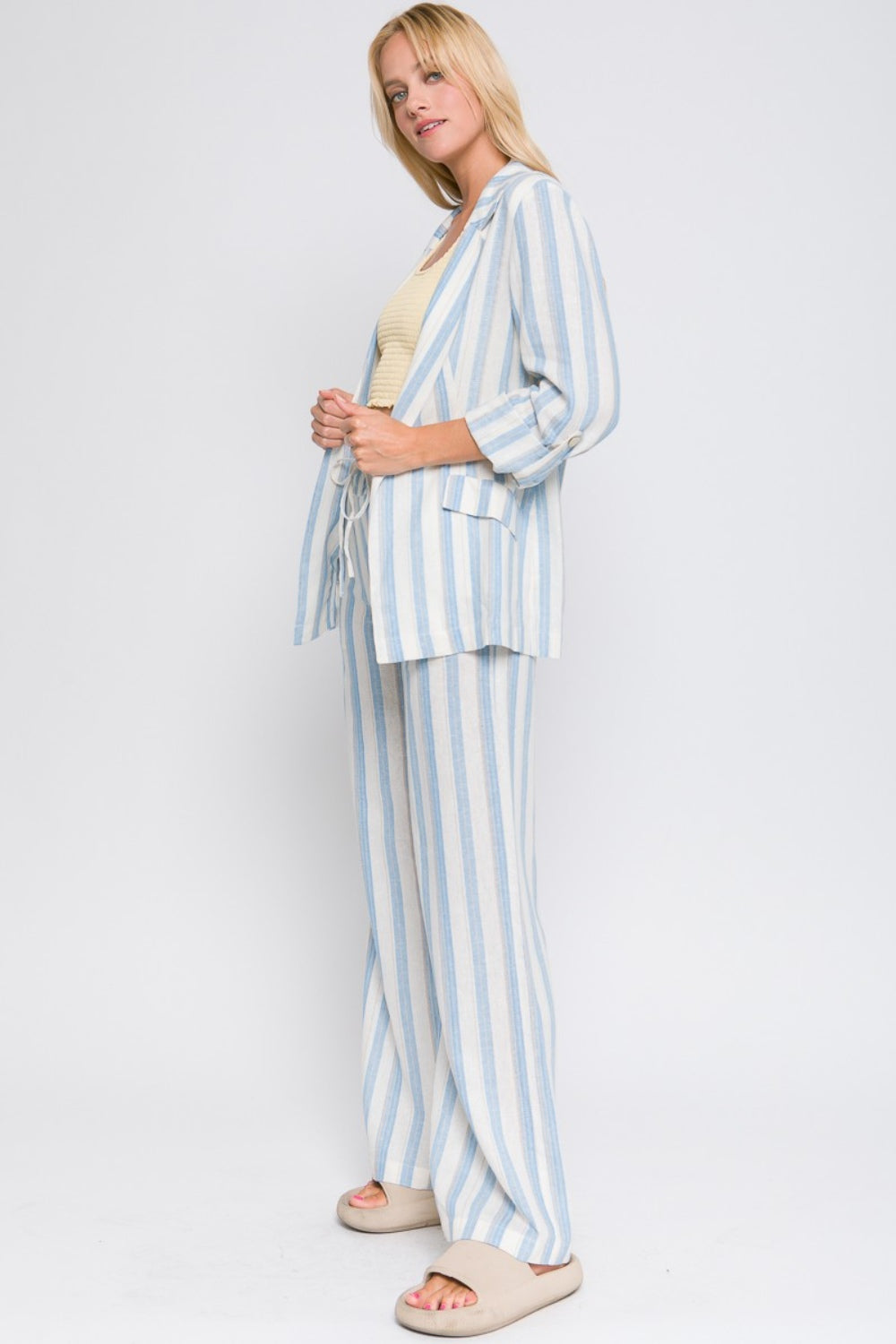 Striped Blazer