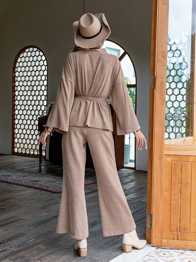 Breaca Cardigan and Pants Set