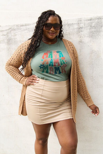 MAMA Round Neck T-Shirt