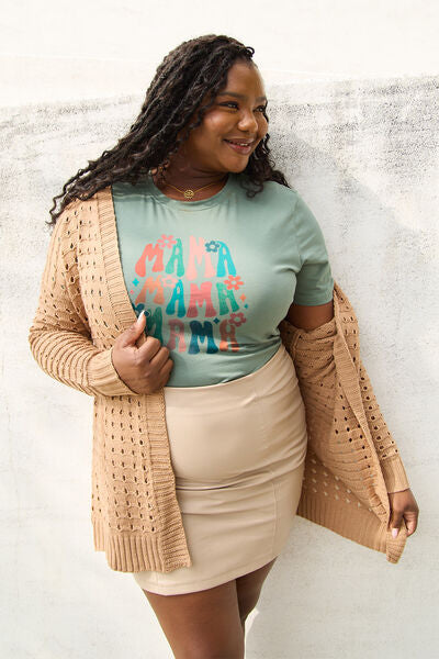 MAMA Round Neck T-Shirt