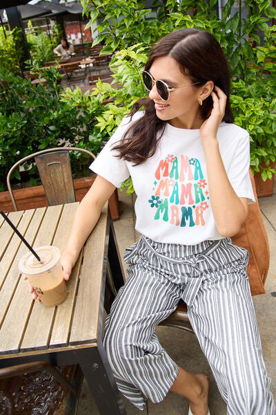 MAMA Round Neck T-Shirt
