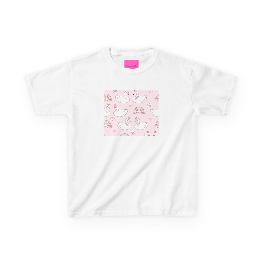 Pink Swan Kids Tee
