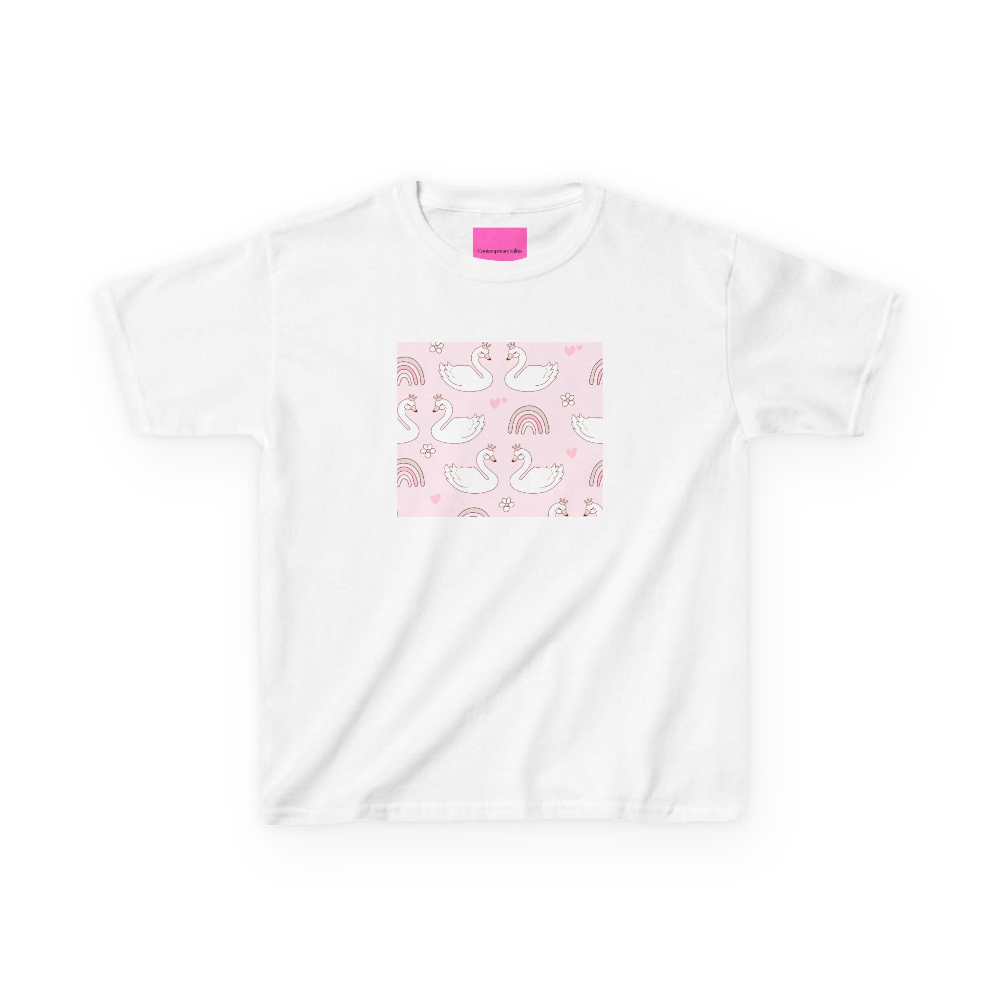 Pink Swan Kids Tee