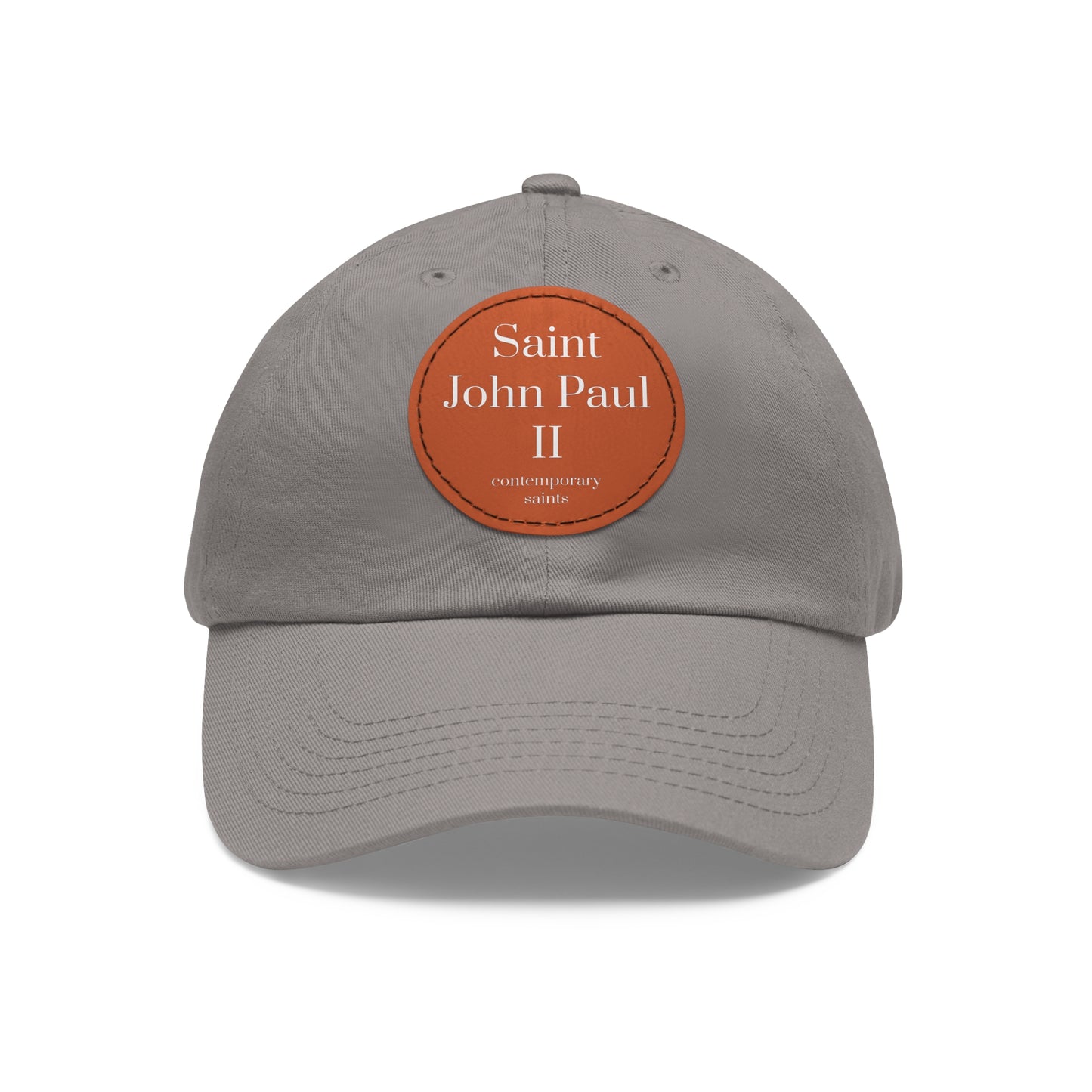 Saint John Paul II Leather Patch Hat