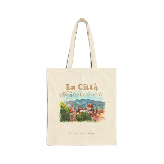Bolsa de mano con paisaje de Florencia