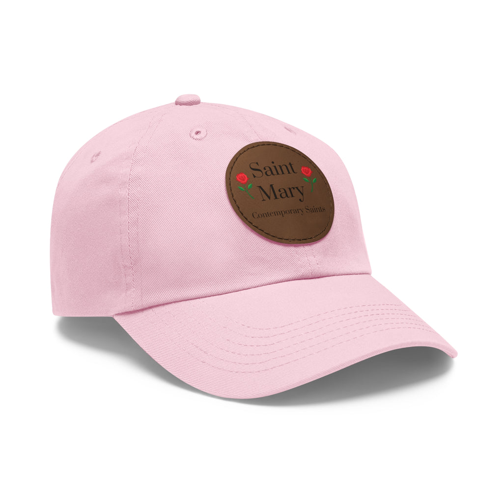 Sombrero con parche de cuero de Santa María