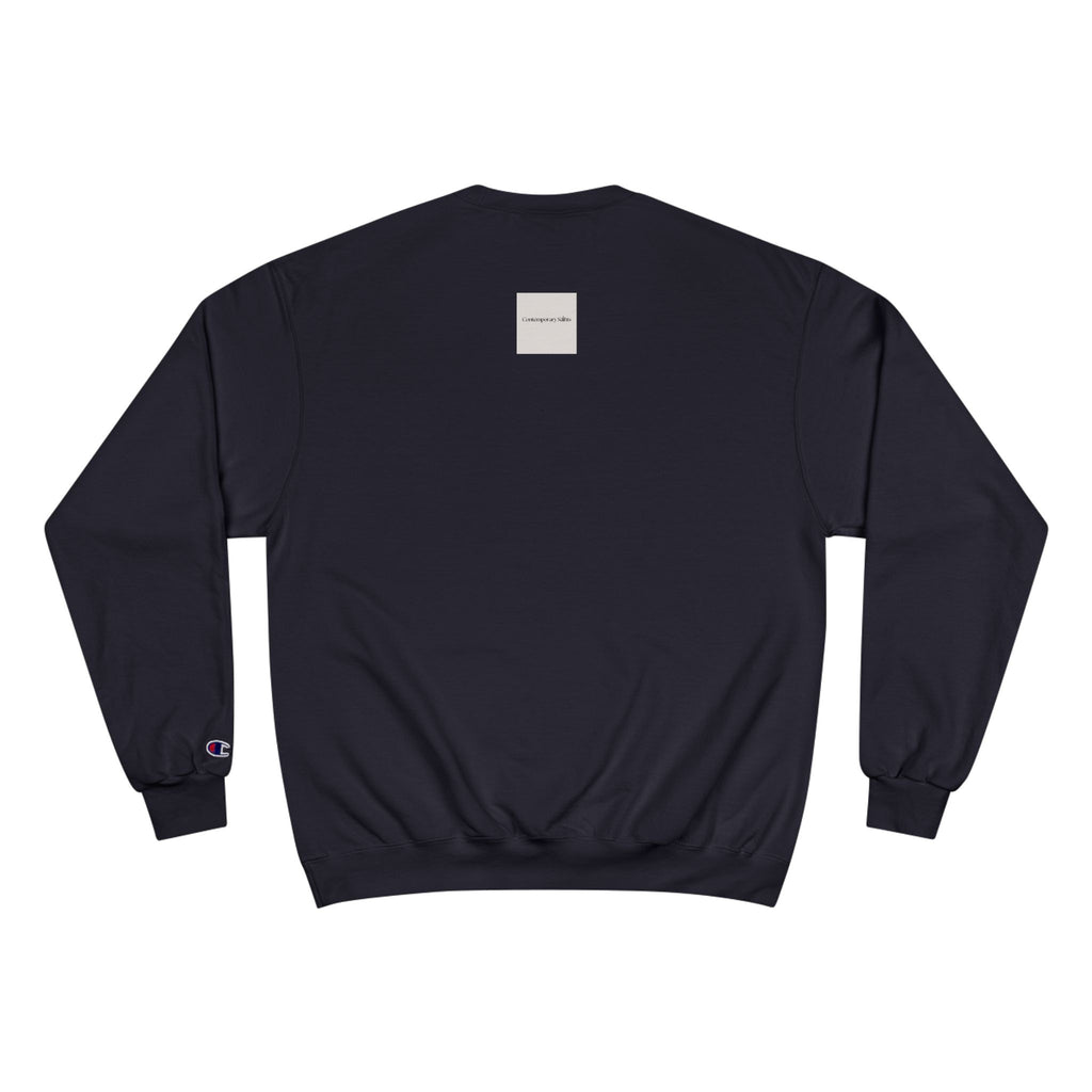 Champion Sweatshirt with Contemporary Saints Logo