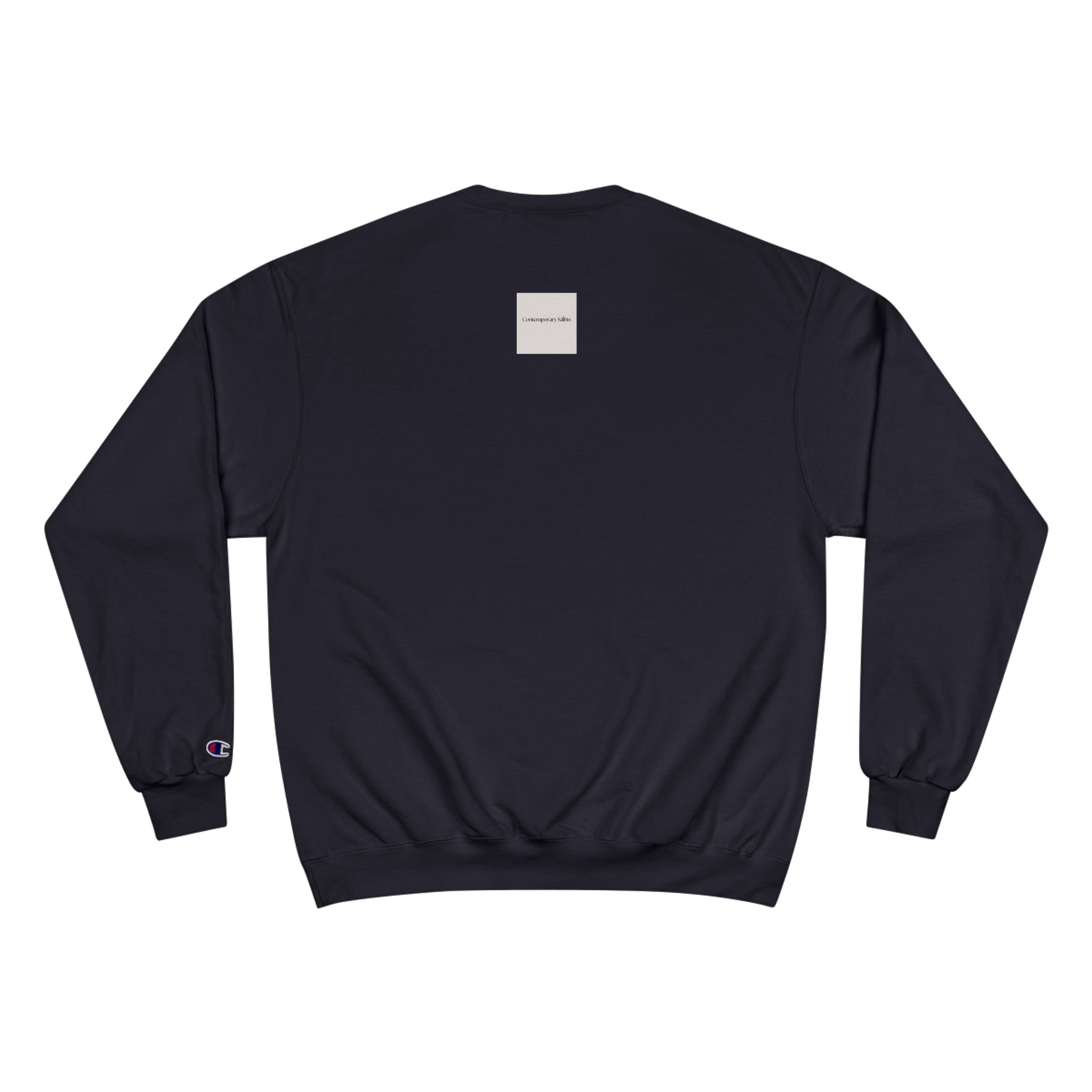 Champion Sweatshirt with Contemporary Saints Logo