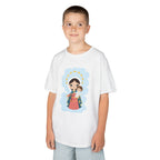 Camiseta infantil animada de Jesús y María