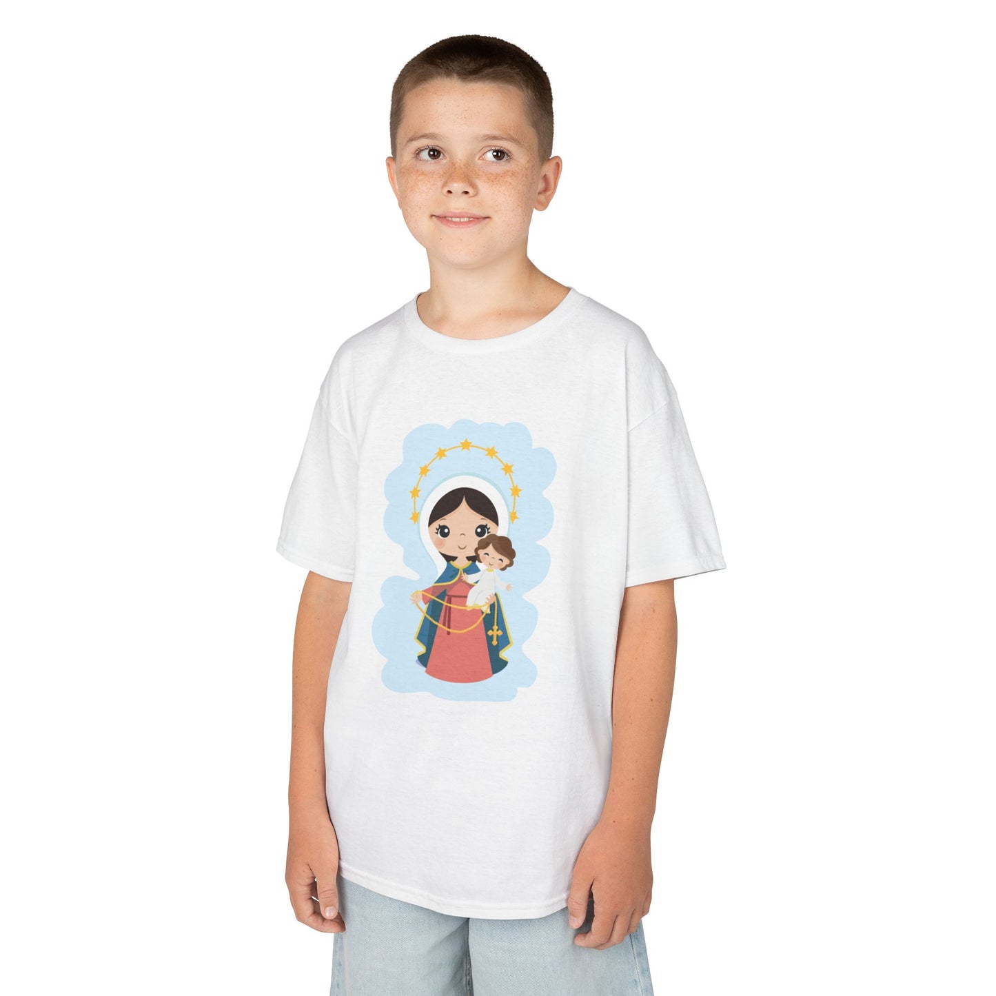 Animated Jesus and Mary Kids Tee