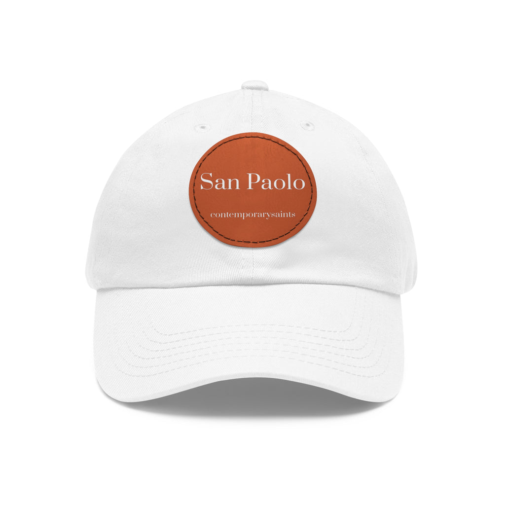 Sombrero con parche de cuero de San Paolo