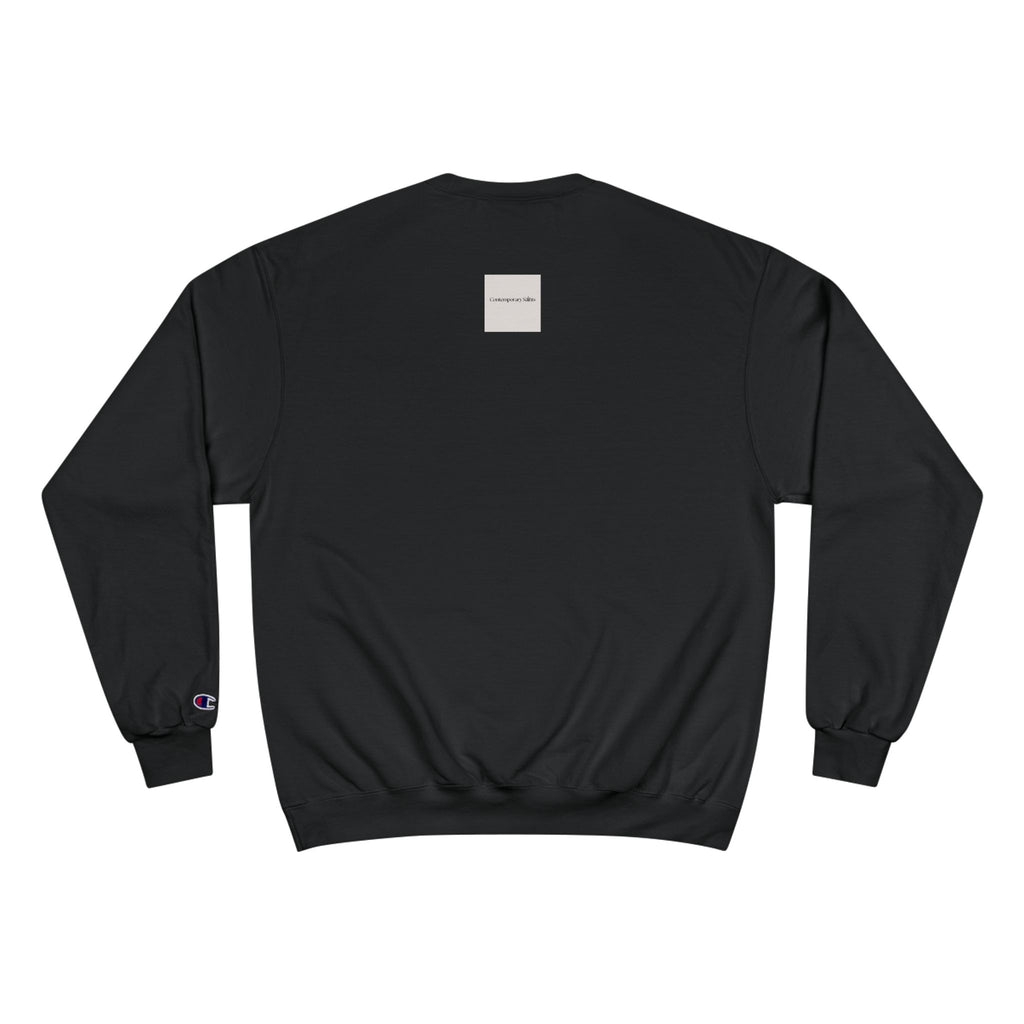 Champion Sweatshirt with Contemporary Saints Logo