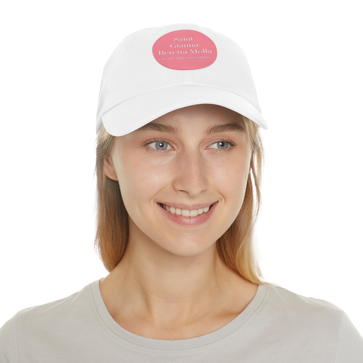 Saint Gianna Beretta Molla Leather Patch Hat