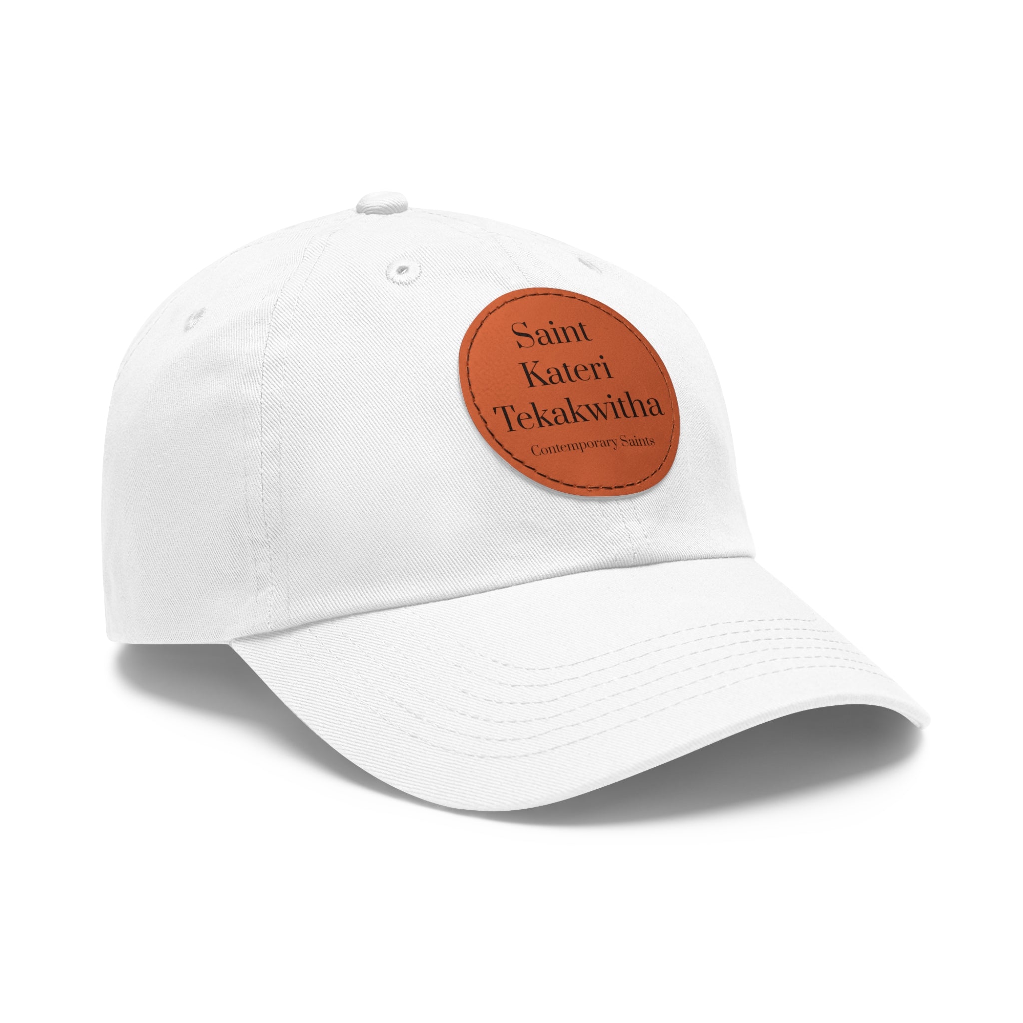 Sombrero con parche de cuero de Saint Kateri