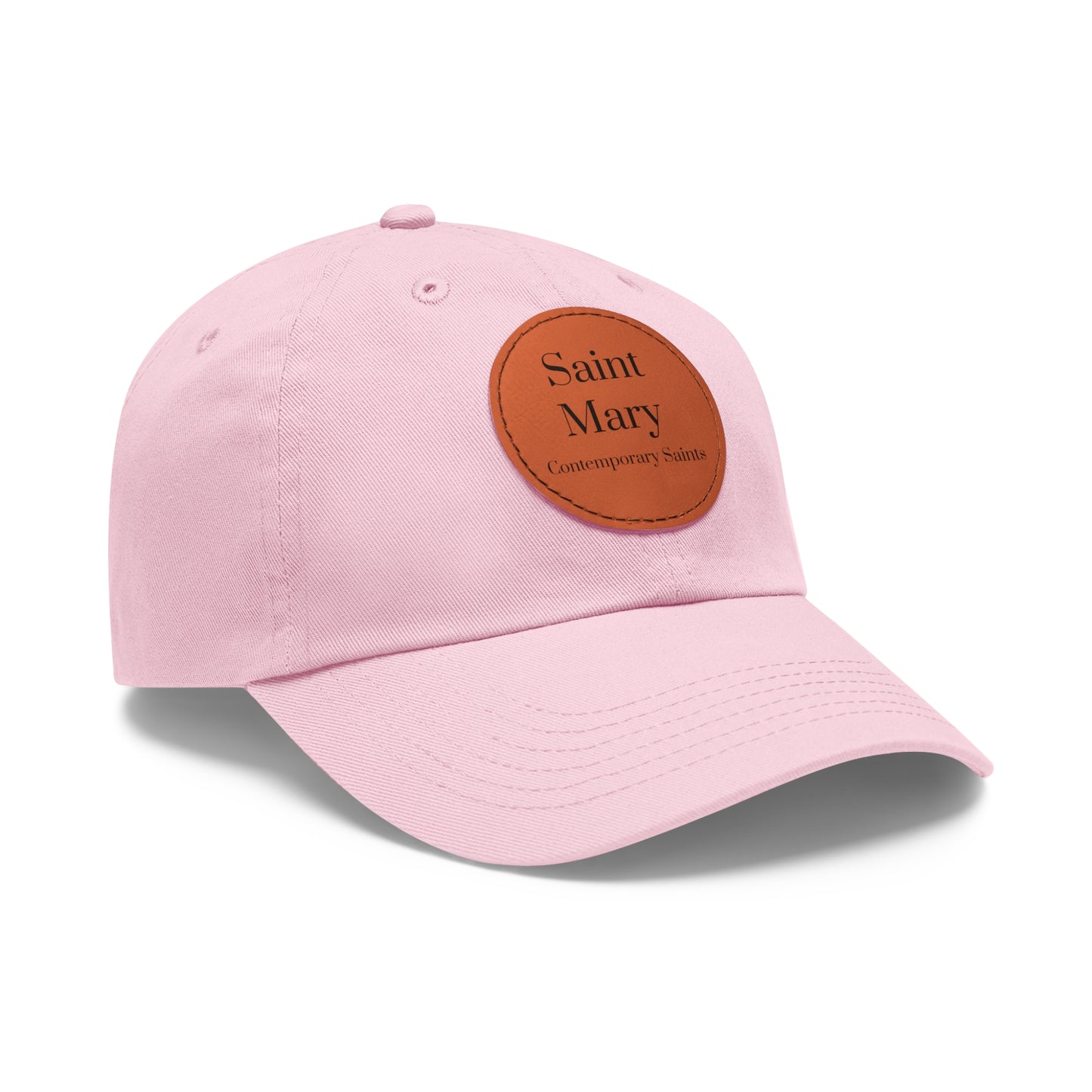 Saint Mary Leather Patch Hat