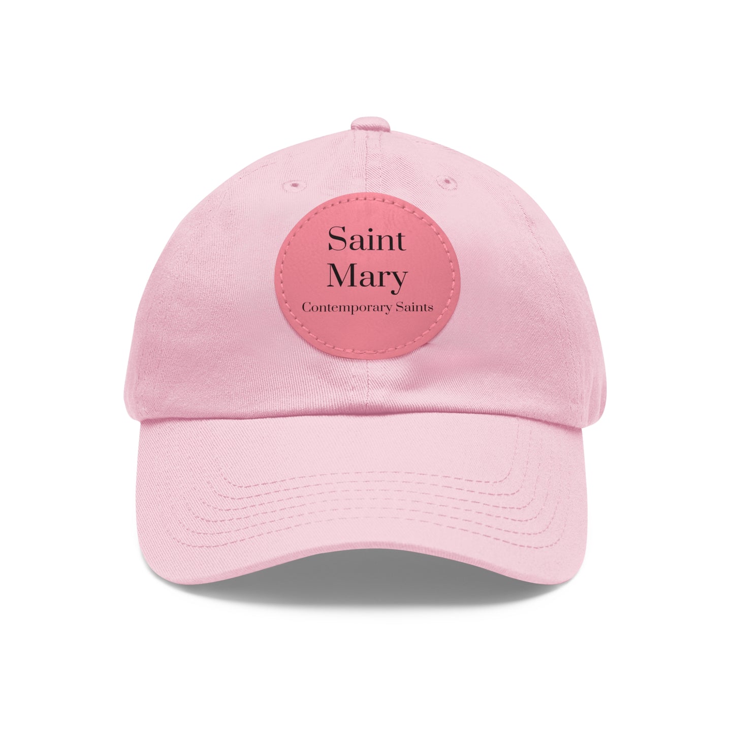 Saint Mary Leather Patch Hat