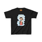 Camiseta infantil animada de Jesús y María