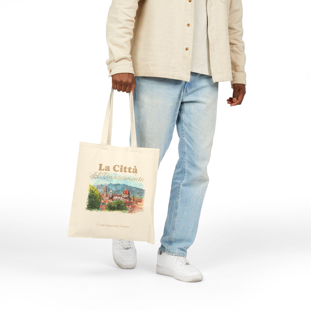 Bolsa de mano con paisaje de Florencia