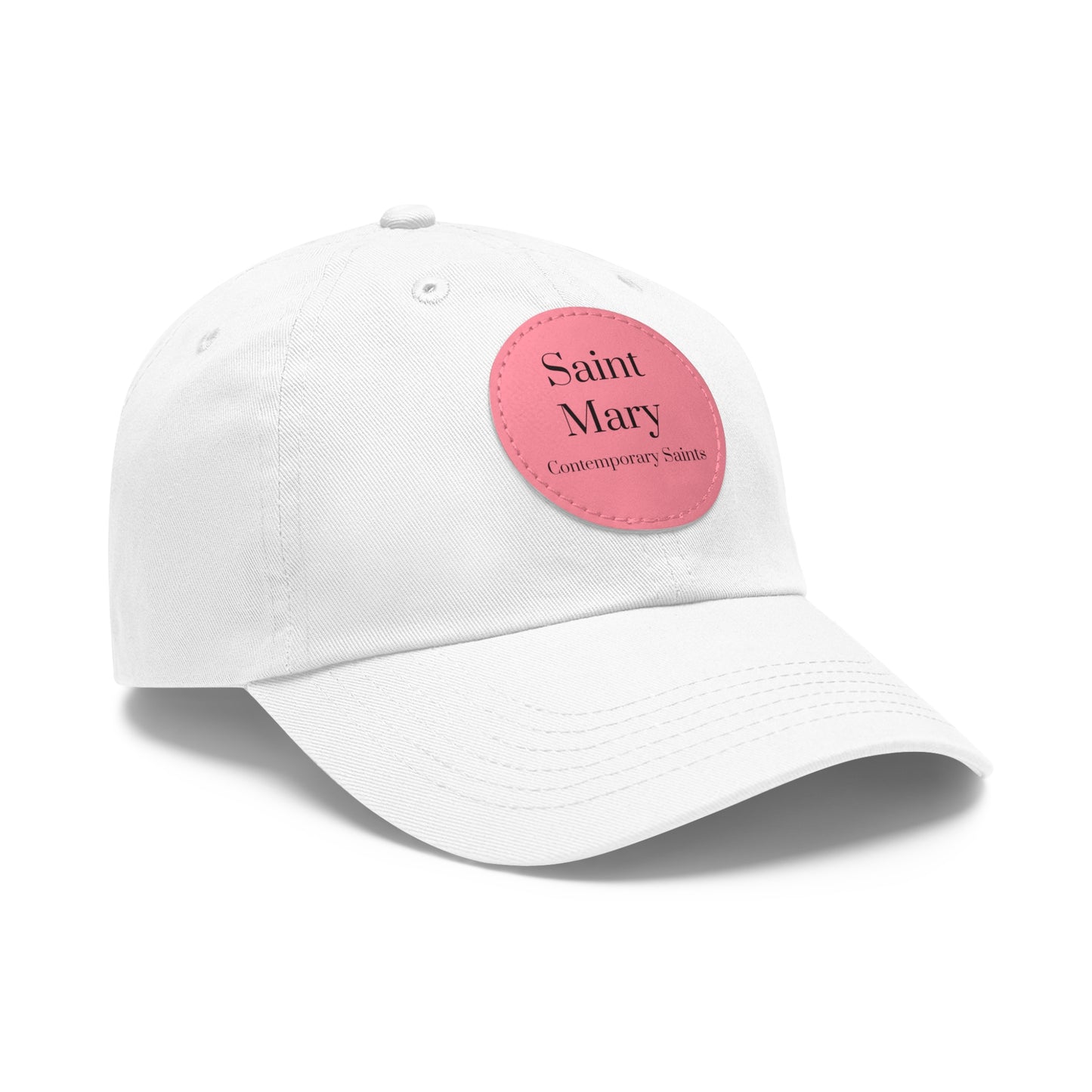 Saint Mary Leather Patch Hat